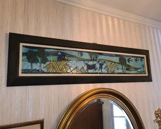 Beautiful Hand Painted Tile Scene Artwork