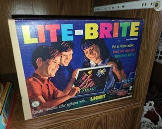 Vintage Lite-Brite Toy In Original Box