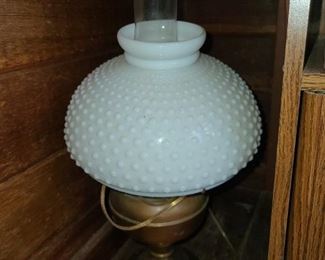 Milk Glass Lamp