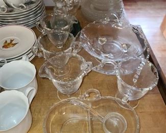 Assorted Kitchen Items (Pots, Pans, China, Glassware, Dishware, Etc.)