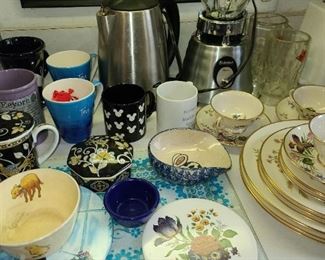 Assorted Kitchen Items (Pots, Pans, China, Glassware, Dishware, Etc.)