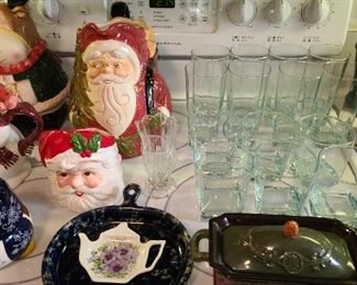 Assorted Kitchen Items (Pots, Pans, China, Glassware, Dishware, Etc.)