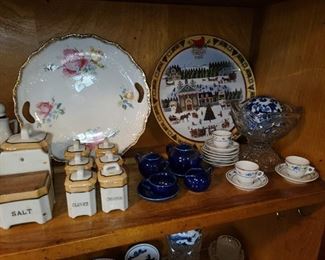 Assorted Kitchen Items (Pots, Pans, China, Glassware, Dishware, Etc.)