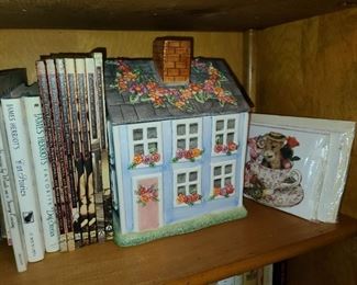 Cookbooks & House Cookie Jar