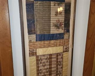 Framed Antique Mini Quilts