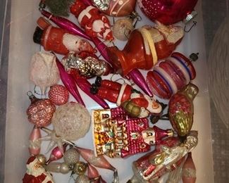 Antique Glass Christmas Ornaments