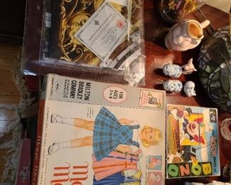 Vintage Toys & Silk Scarf