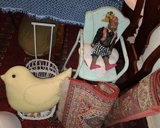 Chick Pillow, Rug Runners, & High Chair