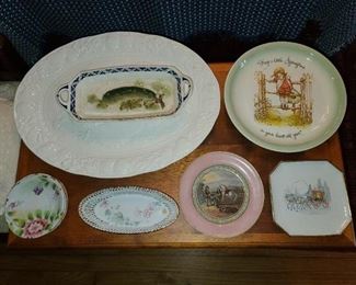 Antique German Pickle Dish