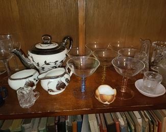 Assorted Crystal & Glassware