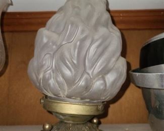 Antique Flame Torchiere Lamp Cover Shade