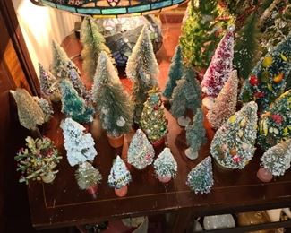 Vintage Bottlebrush Trees