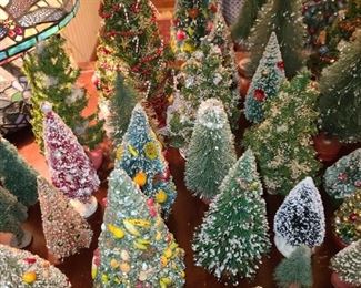 Vintage Bottlebrush Trees