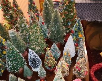 Vintage Bottlebrush Trees