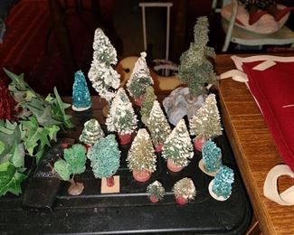 Vintage Bottlebrush Trees