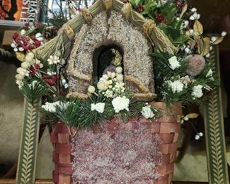 Christmas Floral Door Hanging