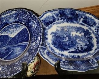 Blue & White Plates