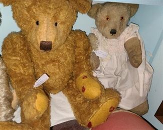 Assorted Bears (Antique, Handmade, Artist Signed, Etc.)