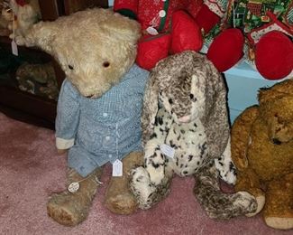 Assorted Bears (Antique, Handmade, Artist Signed, Etc.)