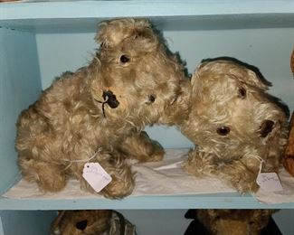 Vintage Dog Plush W/ Jointed Heads