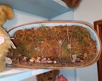 Handmade Bear Diorama