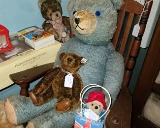 Assorted Bears (Antique, Handmade, Artist Signed, Etc.)