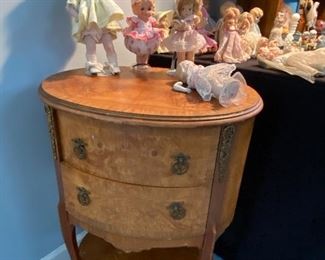 Beautiful Burlwood Accent Cabinet