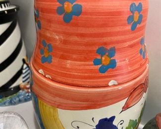 Some Chips in Nesting Doll Cookie Jar