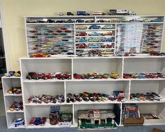 A Huge Toy/Model Car Collection! All Shelving is also for sale!