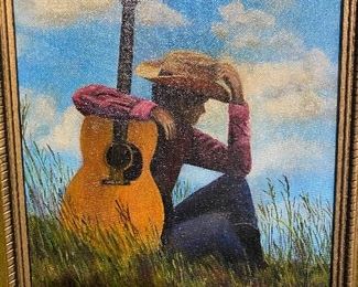 Original Painting by Ann Dunn, 1970 "Oh Lonesome Me"