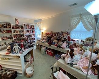 An Entire Room Dedicated to the Doll Collection!