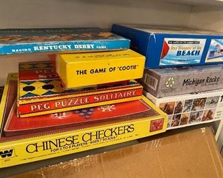 Vintage Board Games and Puzzles