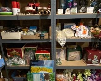 Miscellaneous Holiday Décor, Electronics, Metal Helicopter Model, Plastic Camping Dishes, Original Art, Silk Flowers