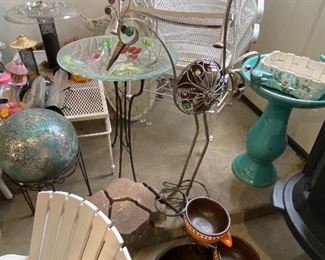 Yard Decor, Bird Bath, Fountain