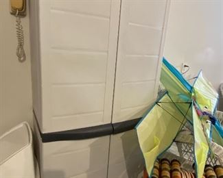 Large Plastic Storage Cabinet