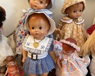 Effanbee Patsy Dolls from different Eras