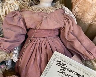 Flat Top China Minerva Doll