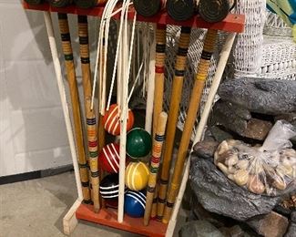 Vintage Croquet Set