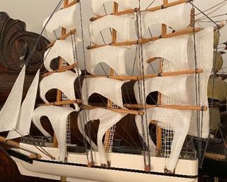 Whaling Ship Wooden Boat Model "Clipper 1846"