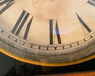 Sessions Clock Company Name on the Regulator Wall Clock