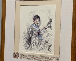 Signed and Numbered Limited Edition Print "Becky" by Michele Gauthier