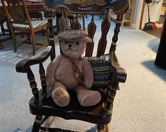 Vintage Bicentennial 1976 Virginia House Rocker