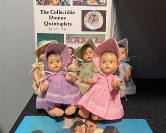 Dionne Quintuplet Dolls by Madame Alexander, 1935