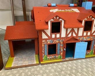 Fisher-Price Vintage Tudor Dollhouse, we have TWO!