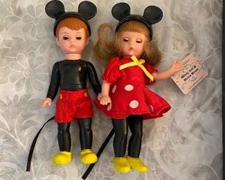 Madame Alexander Mickey and Minnie McDonald's Happy Meal Toys