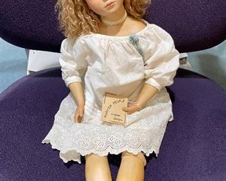 Beautiful...Parker People Handcrafted Wooden Signed and numbered doll..