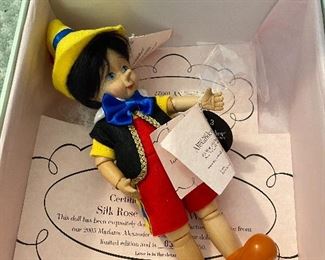 Pinocchio Madame Alexander Wendykin Wood Jointed dolls