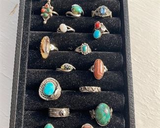 Sterling silver rings