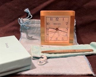 008 Tiffany Co Clock Sterling Pen