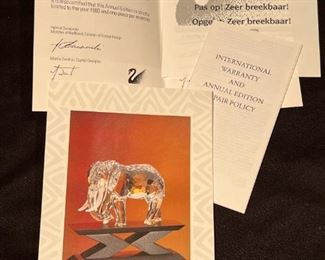 300 Swarovski Crystal Annual Edition 1993 Inspiration Africa The Elephant